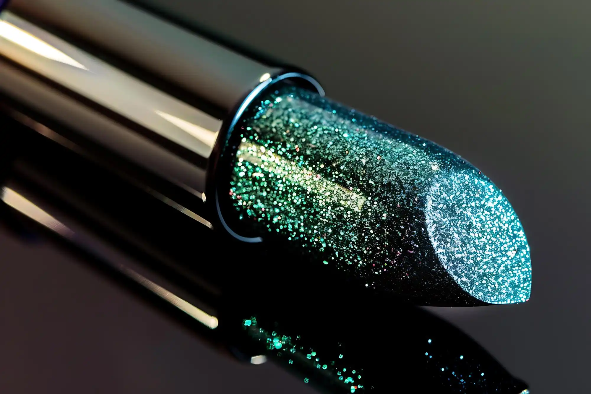 shiny lipstick